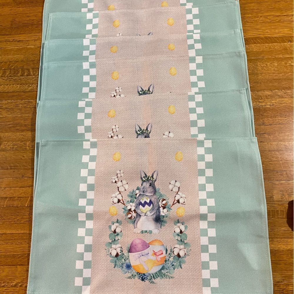 Easter Placemats Set of 6 NWT